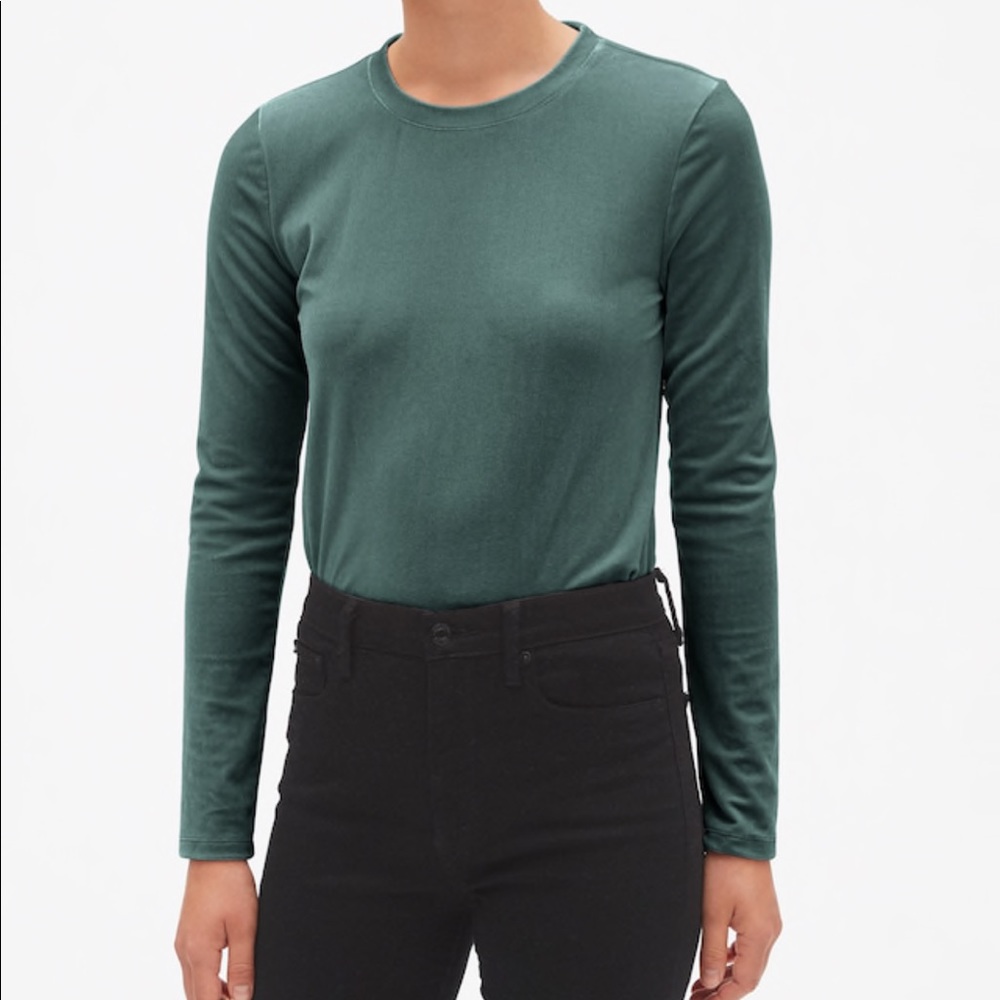 GAP Sage Velvet Tee